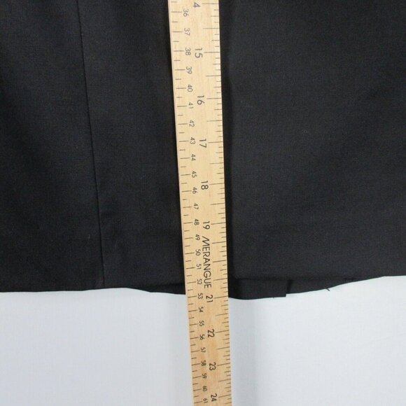Club Monaco Pencil Skirt Women's Size 4 Black Wool Blend Mini Office Work 192 - Picture 9 of 10